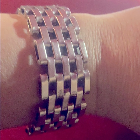 Retro Heavy Mexico Link Bracelet 8”